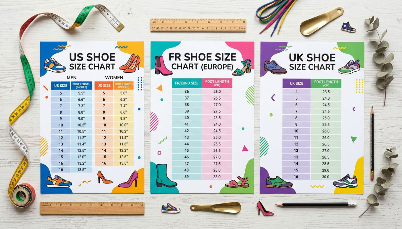 Comment naviguer entre les tailles US, FR et UK pour vos achats en ligne ?